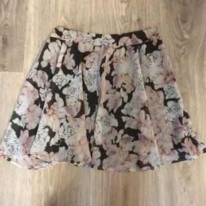 Aritzia floral skirt